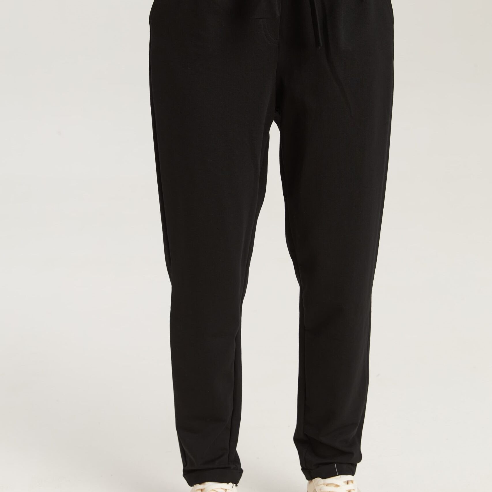 pantaloni dama negri uniton pe siret bumbac sport Bumbacel