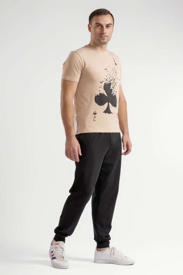 Tricou cu imprimeu pentru bărbați din bumbac